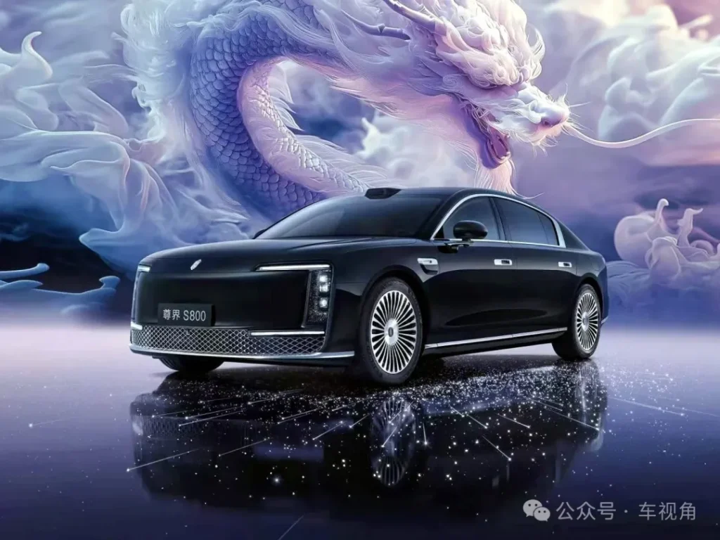 Huawei и JAC представляют премиальный седан Maextro S800: Детали Технологических Инноваций