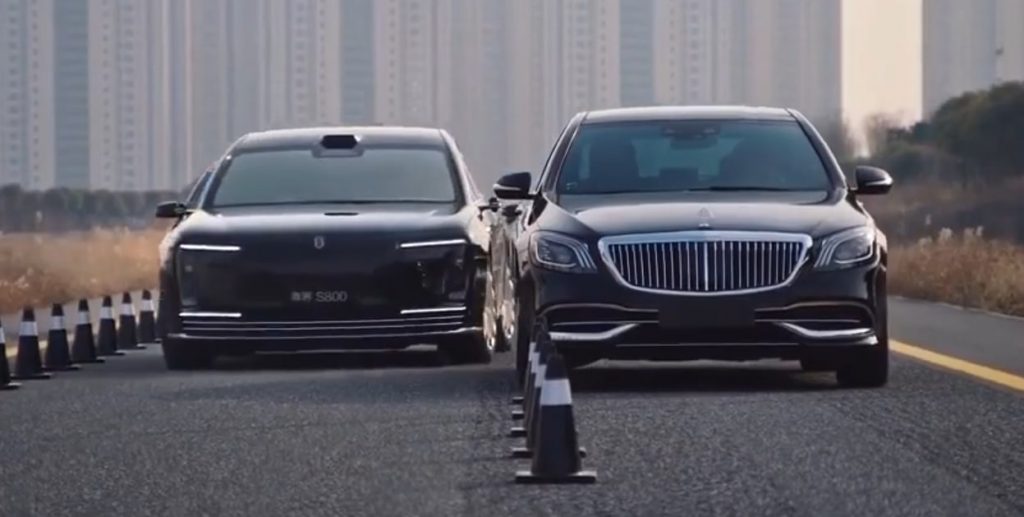 Maextro S800: впечатляющее видео с «режимом краба» и семь Maybach в качестве препятствий