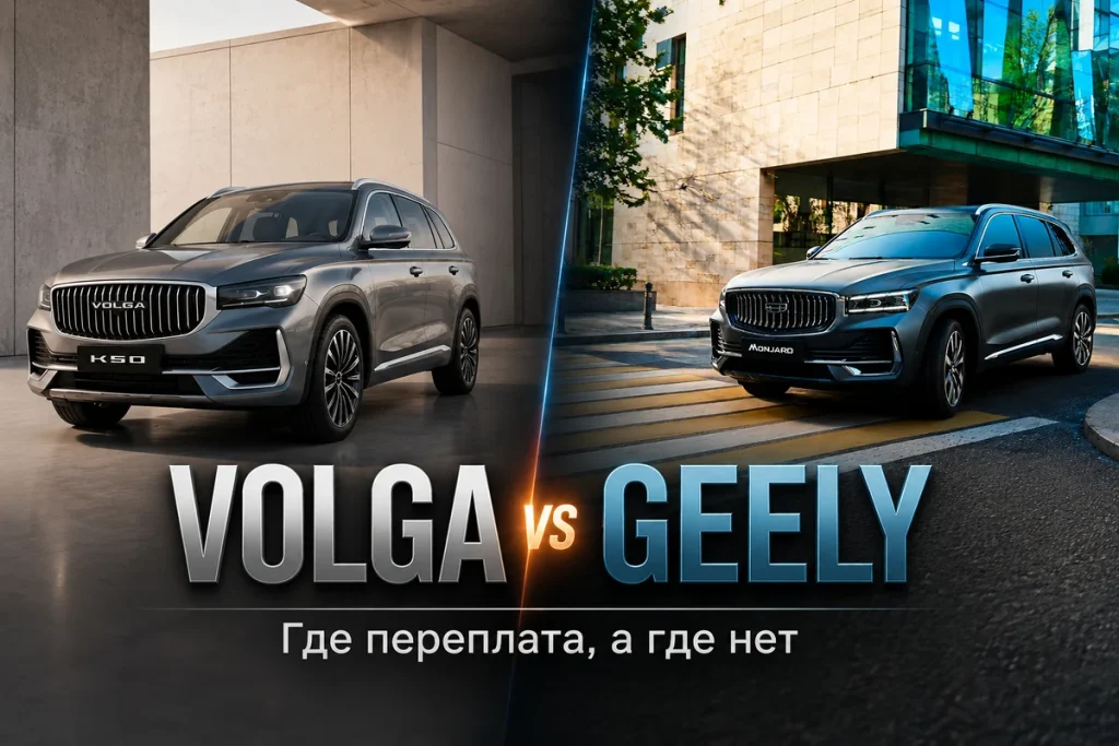 Volga против Geely: где переплата, а где нет.